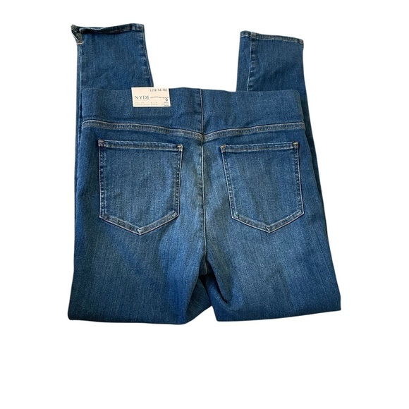 NYDJ Super Skinny Ankle Pull-On Jeans in Clean Vista Clean Vista LG Size L - Picture 2 of 9